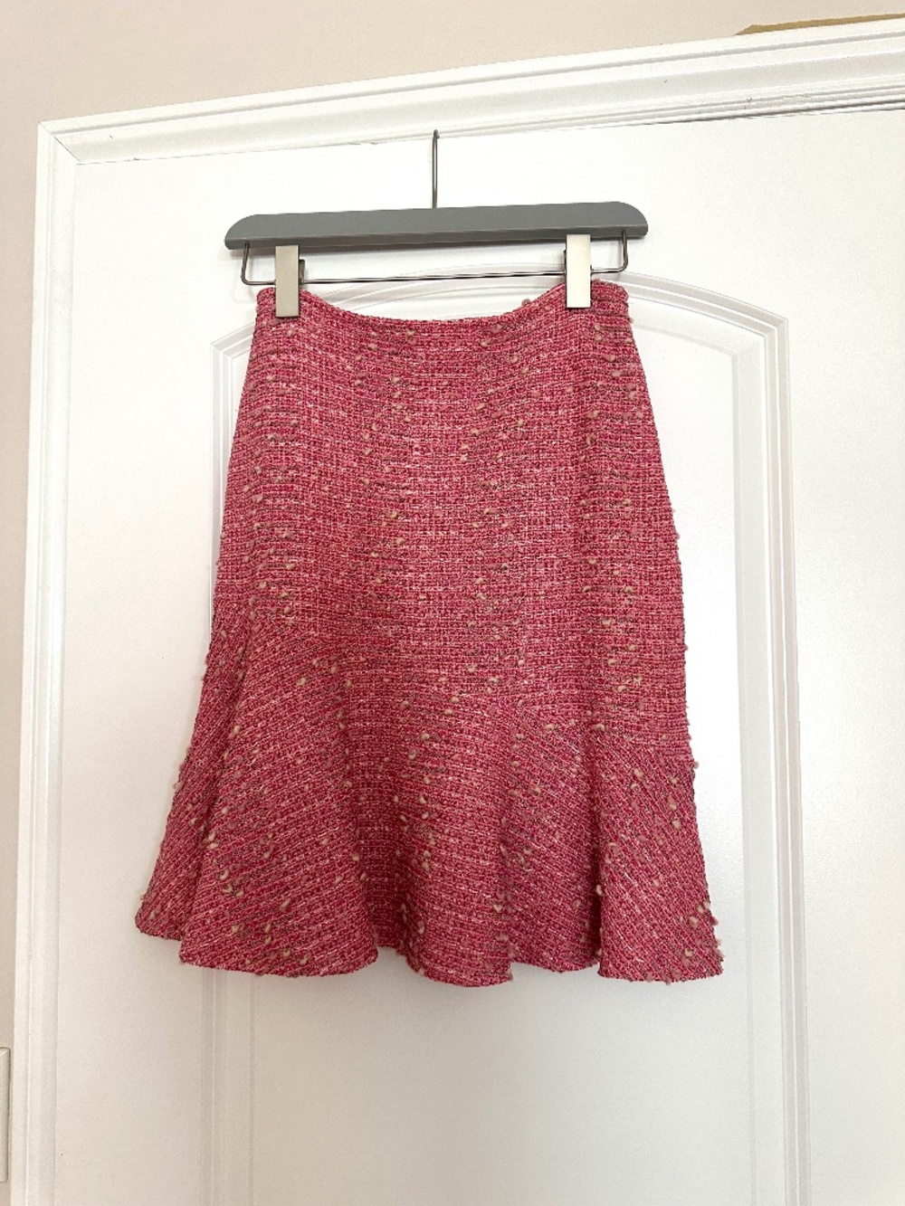 St John Couture Pink Tweed Skirt size 2